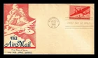 AIR MAIL 6C FIRST DAY ISSUE SCOTT C25 ANDERSON CACHET US COVER