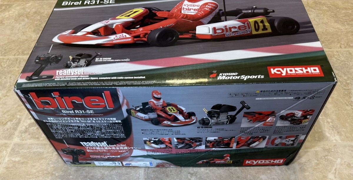 birel R31-ＳＥ Kyosho Birel Kart R31-SE RC Readyset Nitro Racing Cart