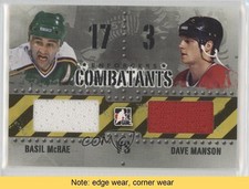 2011-12 ITG Enforcers Combatants Black Basil McRae Dave Manson #C-29 READ 0af