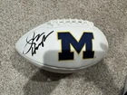 JIM HARBAUGH SIGNED AUTO AUTOGRAPHED FOOTBALL MICHIGAN Wolverines National Champ