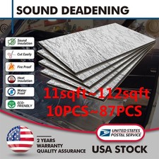 Car Engine Hood Heat Shield Insulation Sound Deadener Noise Mat Deadening Pad