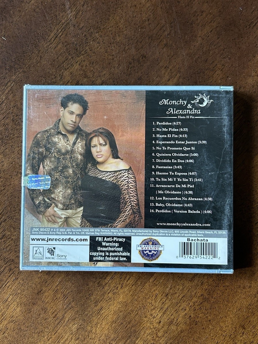 Hasta El Fin by Monchy & Alexandra (CD, Oct-2004, J&N Records
