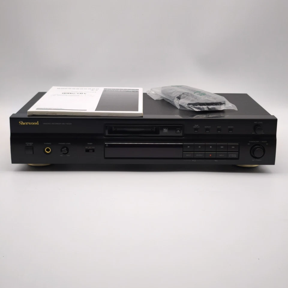 Sherwood Minidisc Player (MD-7900R) Schwarz - inkl. Fernbedienung - Zustand TOP!