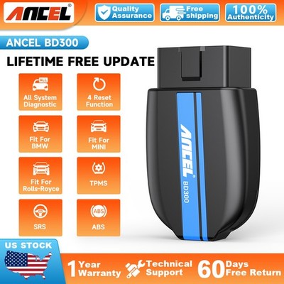 ANCEL BD300 OBD2 Scanner Bluetooth Fit for BMW All System Code Reader Diagnostic