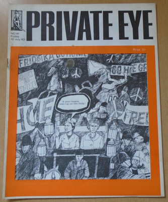 Private Eye Issue 41 - 12th July 1963. Complete, some minor faults / marks.