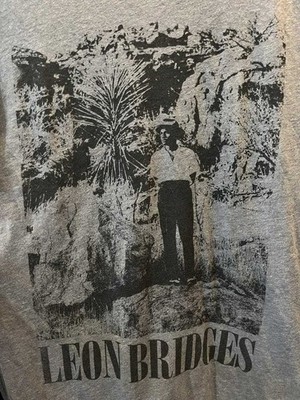 New! Leon Bridges Gray Color Shirt Unisex Concert S to 5XL EL934