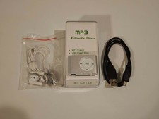 New Silver Mini MP3 Player Clip On Portable Music Player 128MB USB Flash Drive