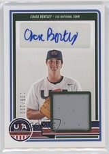 2023 USA Baseball Stars & Stripes Signature Materials Chase Bentley Auto b6y