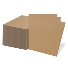 100 Pack 8x10 Corrugated Cardboard Sheets Flat Cardboard Inserts for Shipping