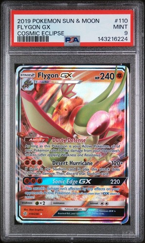 Flygon-GX graded PSA 9 for sale on eBay