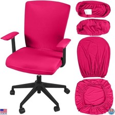 Tallew 4 Pcs Office Chair Covers Set Computer Universal Protective Stretchable