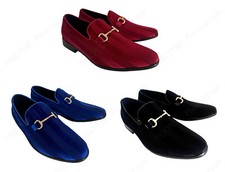 New Men's Dress Shoes Velvet Tuxedo Buckle Loafer Fashion Slip on Wedding Party