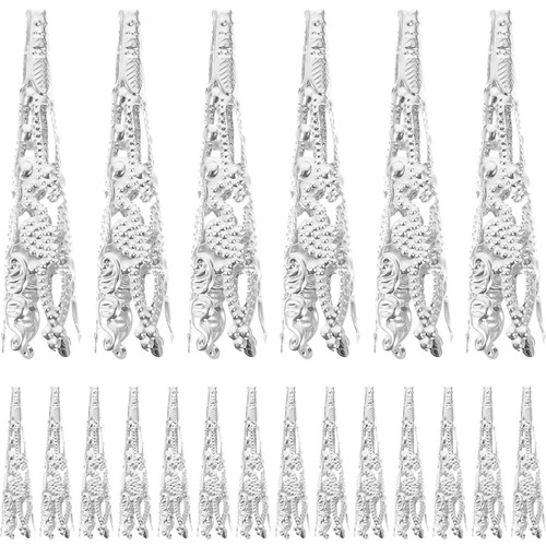 120 Pcs Quetschperlen Für Die Schmuckherstellung Schlüsselringe - Bild 9 von 12