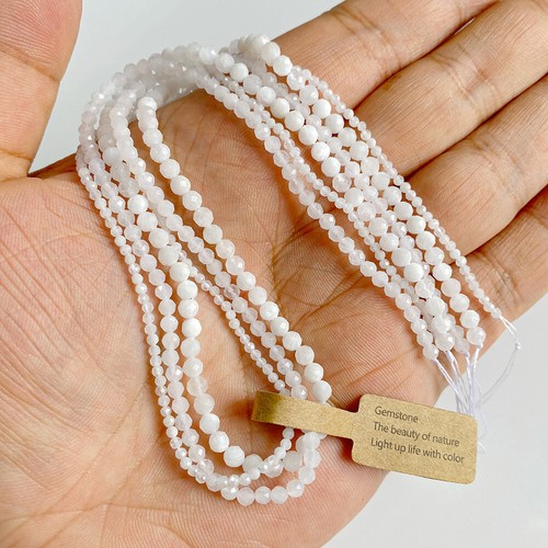 Wholesale 2/3/4mm Gemstone Beads – Apatite, Quartz, Shell for DIY Jewelry - Picture 196 of 204