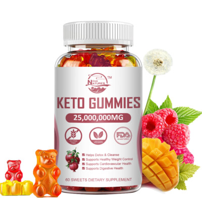 Keto Slimming Gummies ACV Maximum Effect Weight Loss Detox Keto Diet 60 Gummies