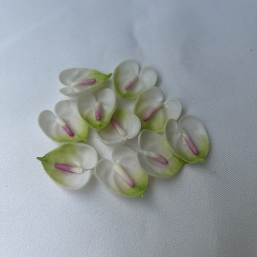 60 PCS Anthurium Mixed Color Clay Beads (2 cm) for Jewelry Making Craft Supplies - Picture 6 of 6