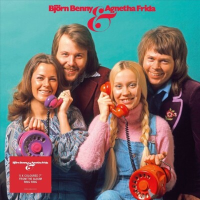 ABBA-RING RING - 50TH ANNIVERSARY - 5-7'' COLOURED VINYL - LIMITED EDITION - NEW!