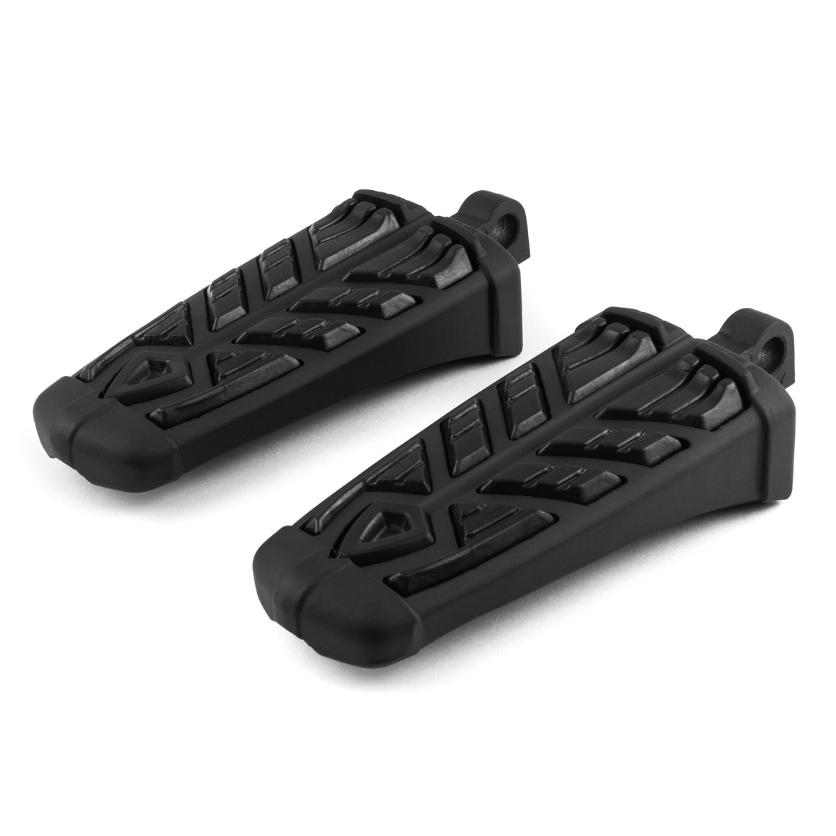 2x Black Spear Foot Pegs For Harley FLTCU Ultra Classic Tour Glide