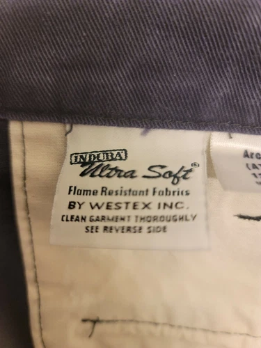 workrite fr pants blue 38x30  image 5