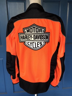 harley davidson orange jacket