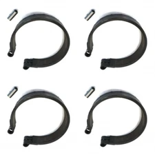 (4) 4" BRAKE BAND w/ PIN for Mini Bike Minibike Yerf Dog Kartco Go Kart Cart ATV