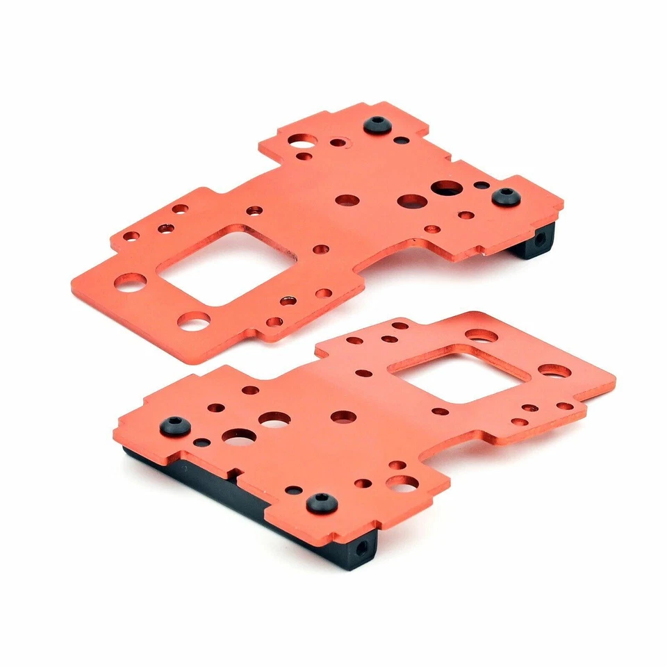 HPI Racing Bulkhead Lower Plates Set 2.5mm Orange (2) Savage X / XL 105892 - Image 3 of 4