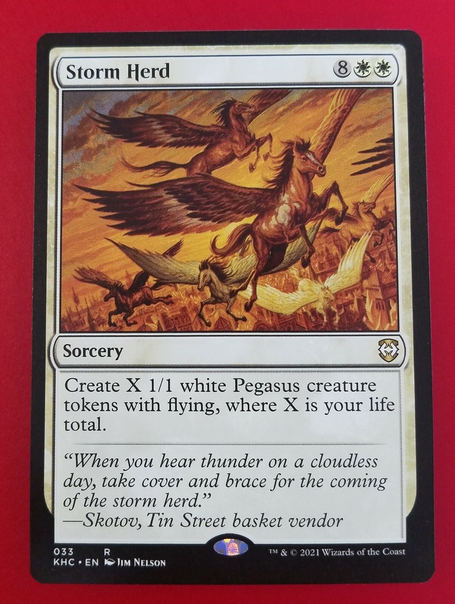 1x Storm Herd | Kaldheim Commander | MTG Magic Cards | eBay