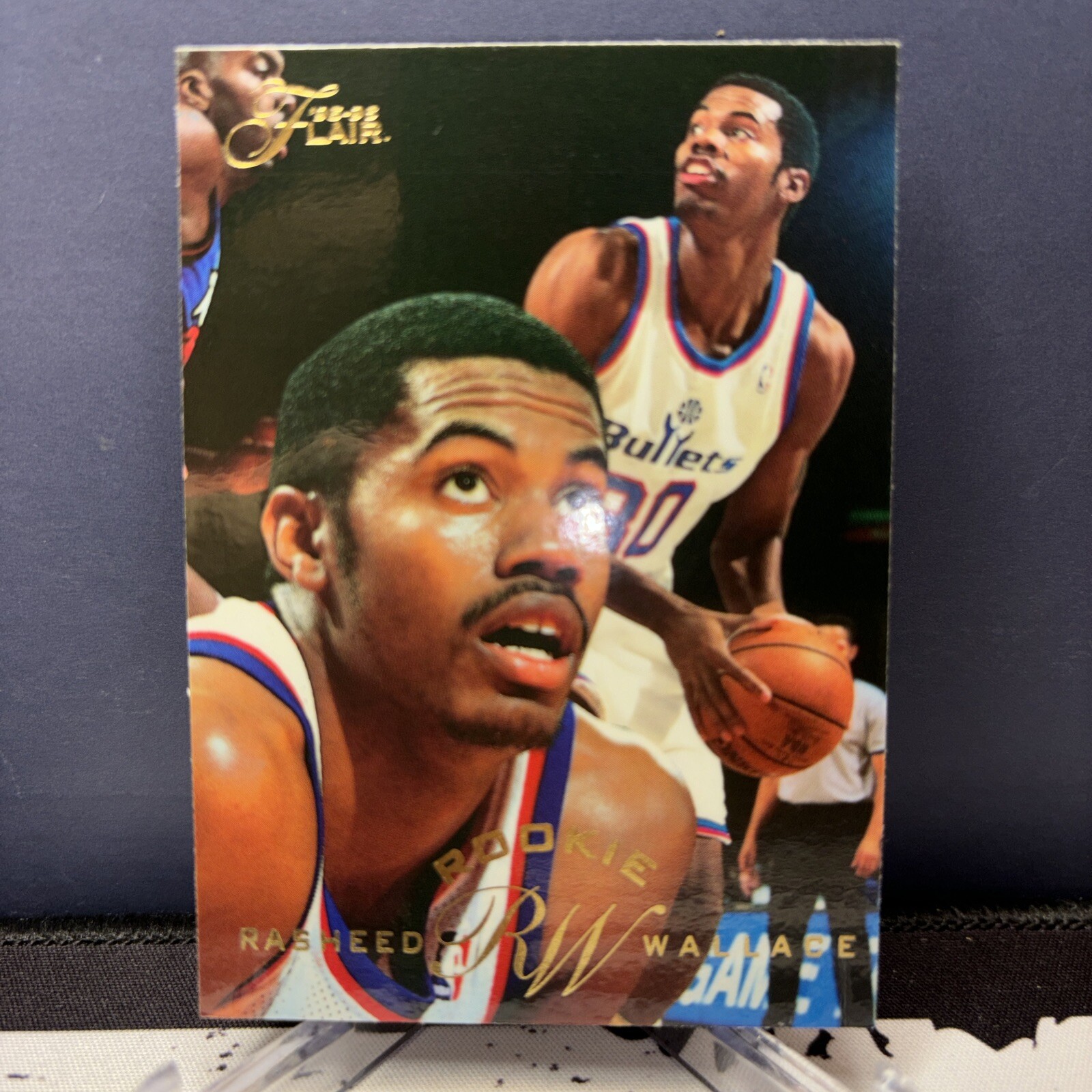 1995-96 Fleer Flair Rasheed Wallace RC No. 225