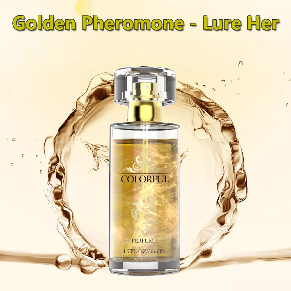 Aphrodisiac Golden Lure Her Pheromone Perfume Spray for Men to