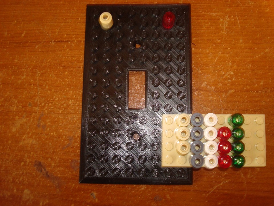 Lego Rocker Switch Light Switch Cover,Works COMPATIBLE with LEGO bricks, Wall Plate,toggle ...