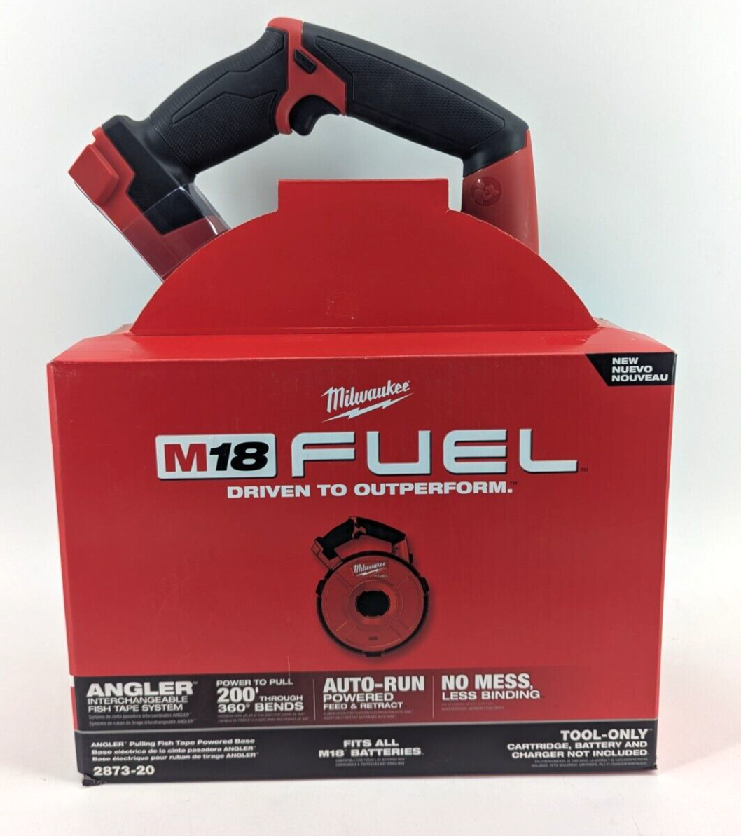 Milwaukee 2873-20 M18 FUEL Angler Pulling Fish Tape Powered Base  (Tool-Only) NEW