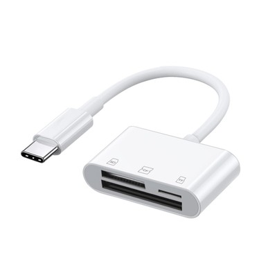 USB C To SD CF Card Reader for IPad Pro Macbook Supports CompactCF SD TF Card