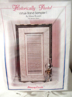 The Sampler House VIRTUE BAND SAMPLER I Counted Cross Stitch KIT Stoney Creek