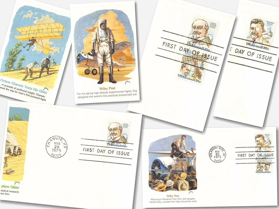 美国邮政 1979 年外国直接投资 60 件物品“超大套装”Fleetwood Cachet 系列 — 第 2/4 张图片