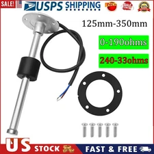 100mm-400mm Marine Boat Fuel Tank Level Sender Unit 240-33ohms Sensor Sending US