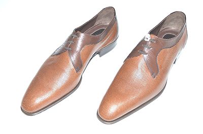 NEW  STEFANO RICCI Leather Shoes Size Eu 42 Uk 8 Us 9 (Cod S316)