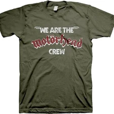 MOTORHEAD cd lgo WE ARE THE CREW Official SHIRT XL New ace of spades orgasmatron
