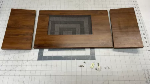 Original OEM Technics SA-300 Receiver Brown Wooden Cabinet Only W/ Connectors 🔥