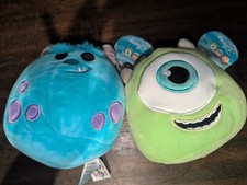 Squishmallows Mike Wazowski 5"  Sulley 6" Monster's Inc Plush