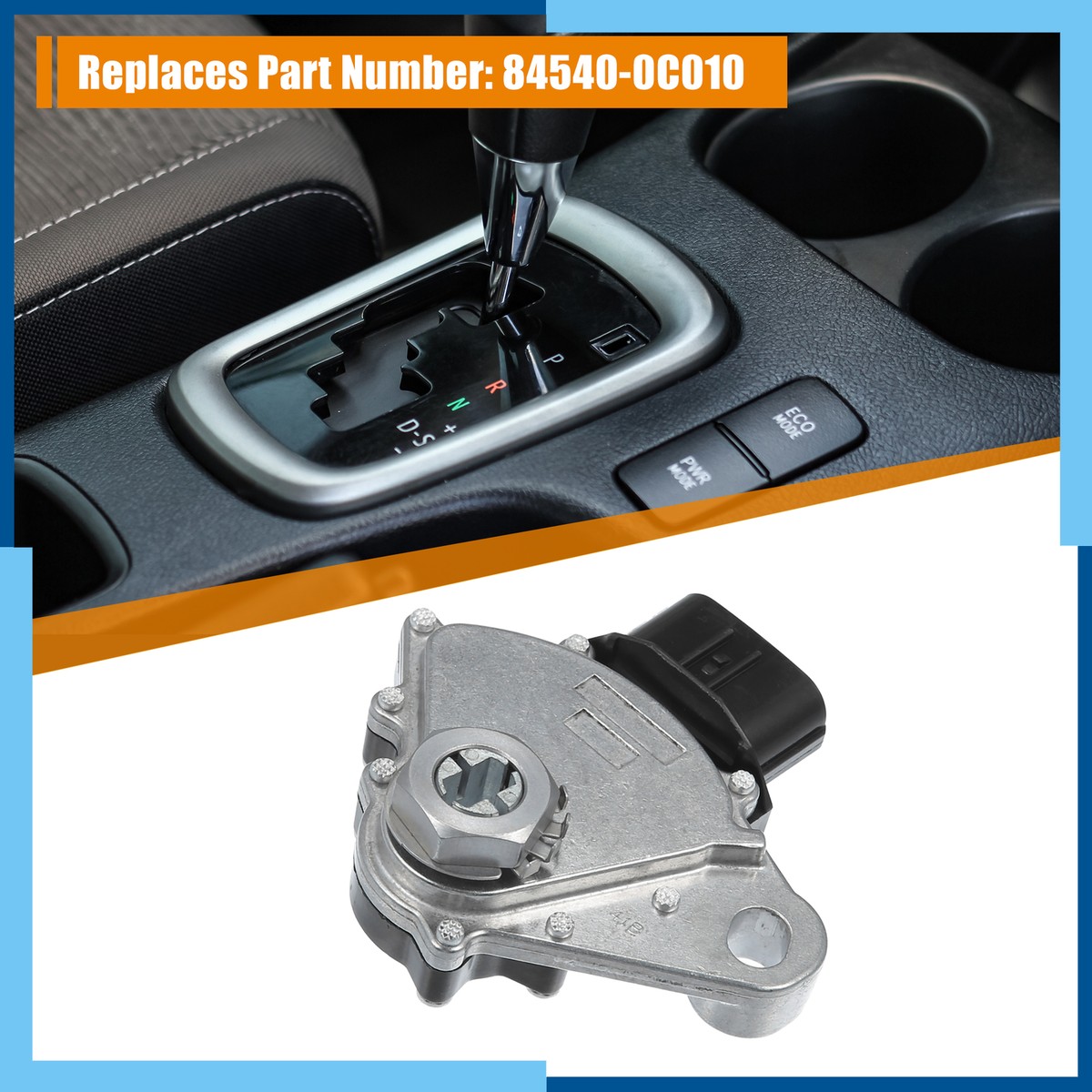 1Pcs Car Transmission Neutral Safety Switch 845400C010 for Toyota