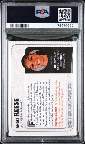 Angel Reese 2023 Sports Illustrated for Kids Card #1076 PSA 6 - Picture 2 of 2