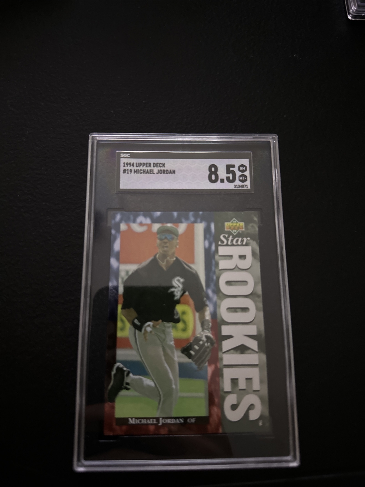 1994 Upper Deck Michael Jordan Baseball Rookie Card #19 SGC 8.5