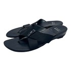 Stuart Weitzman Shoes Womens 7 Leather Flip Flops Sandals Old Money Quiet Luxury — photo 6