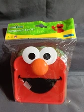 Sesame Street Elmo Sandwich Holders Plastic BPA Free 
