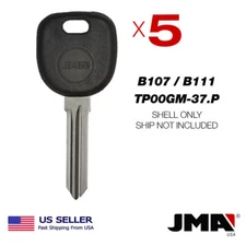5X JMA Transponder Key Shell For GM with Chip Holder TP00GM-37.P B107 B111