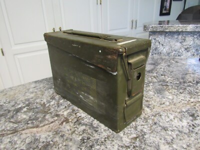 Vintage Metal M19 Ammo Box manufactured by Mt Vernon Metals of Grand