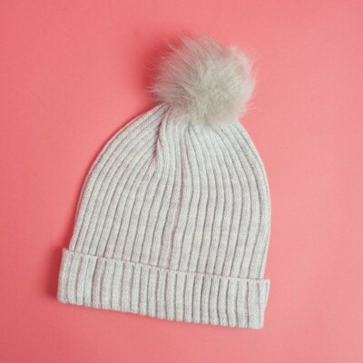 Hat Attack Hat Ribbed Design with Pom X 8 s-l400.jpg main image 2