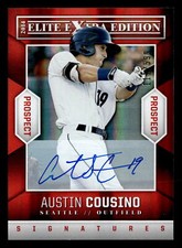 2014 Panini Elite Extra Edition #37 Austin Cousino Prospects Signatures #/599