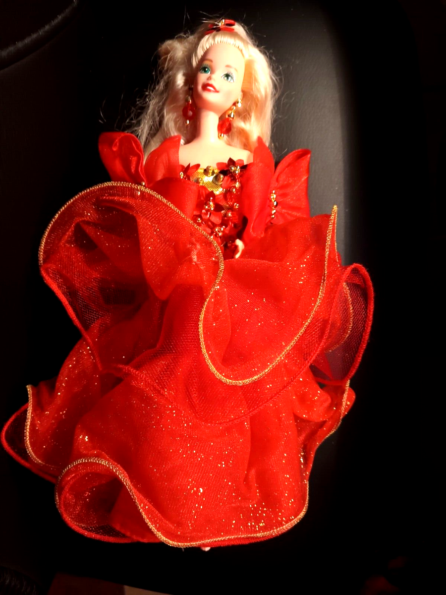 sachin and babi light blue dress Holiday Barbie Red Dress