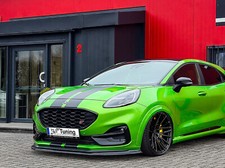 Bi Spoilerschwert Frontspoiler Splitter aus ABS passend für Ford Puma ST JSK